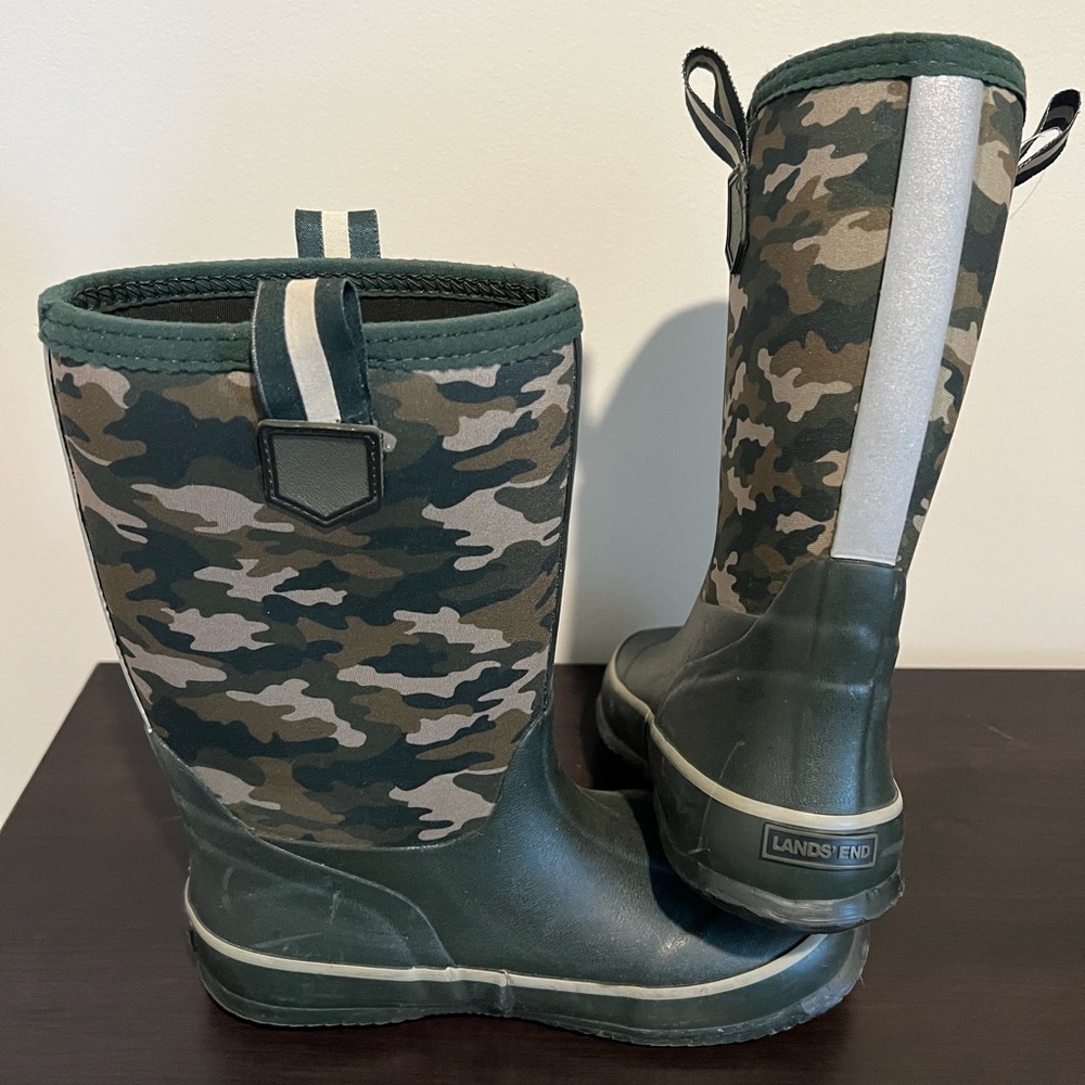 Kids Insulated Waterproof Rain Boots size 3 (big kids)